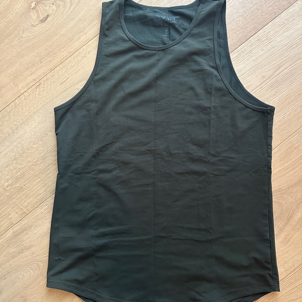 BYLT dark green tank